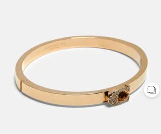 Coach signature C bangle bracelet
