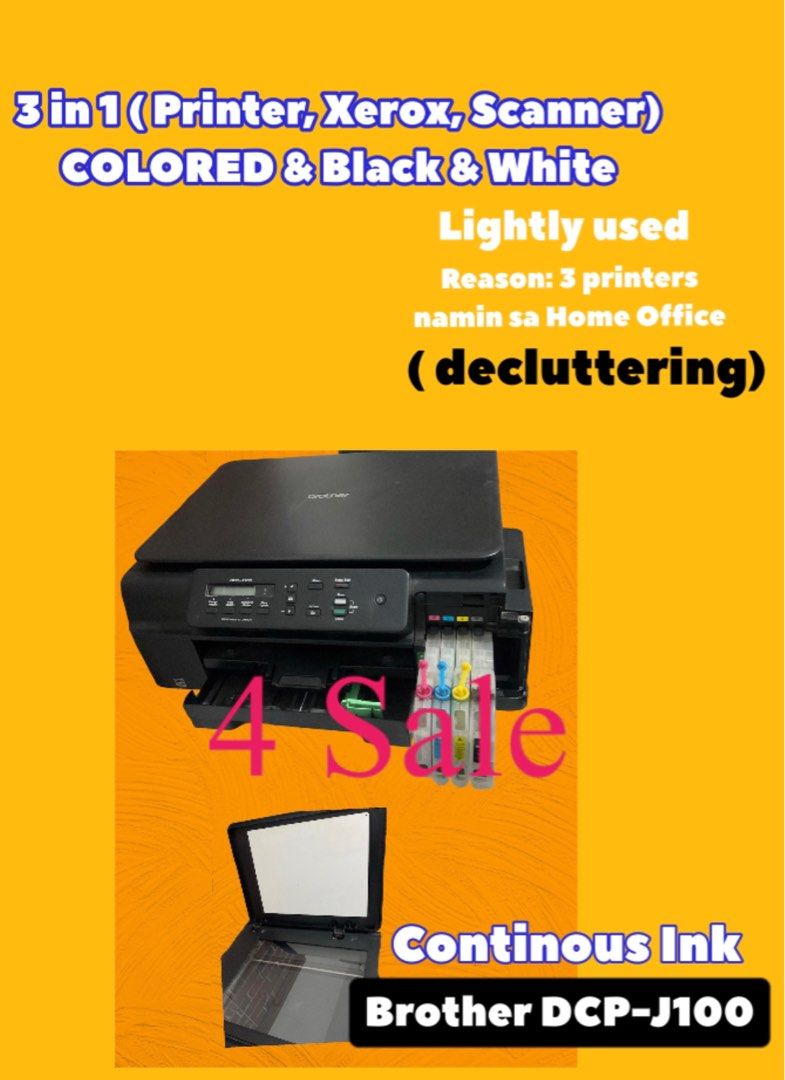 Colored Printer 3 in 1 ( Printer,Xerox,Scanner), Computers & Tech