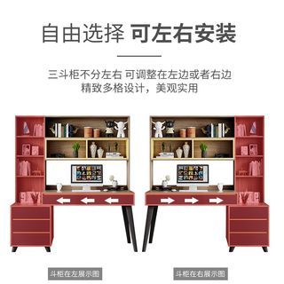 Computer desk, have side cabinet, brand new,Good /Study table