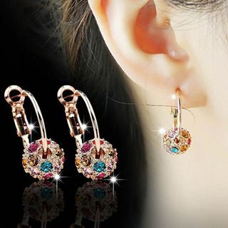 Crystal Ball Earrings ( 3 for 100 )