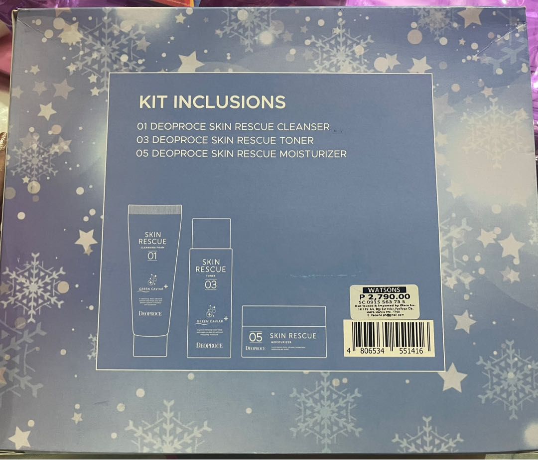 Song Kang Deoproce Skin Rescue Set, Beauty & Personal Care, Face, Face ...