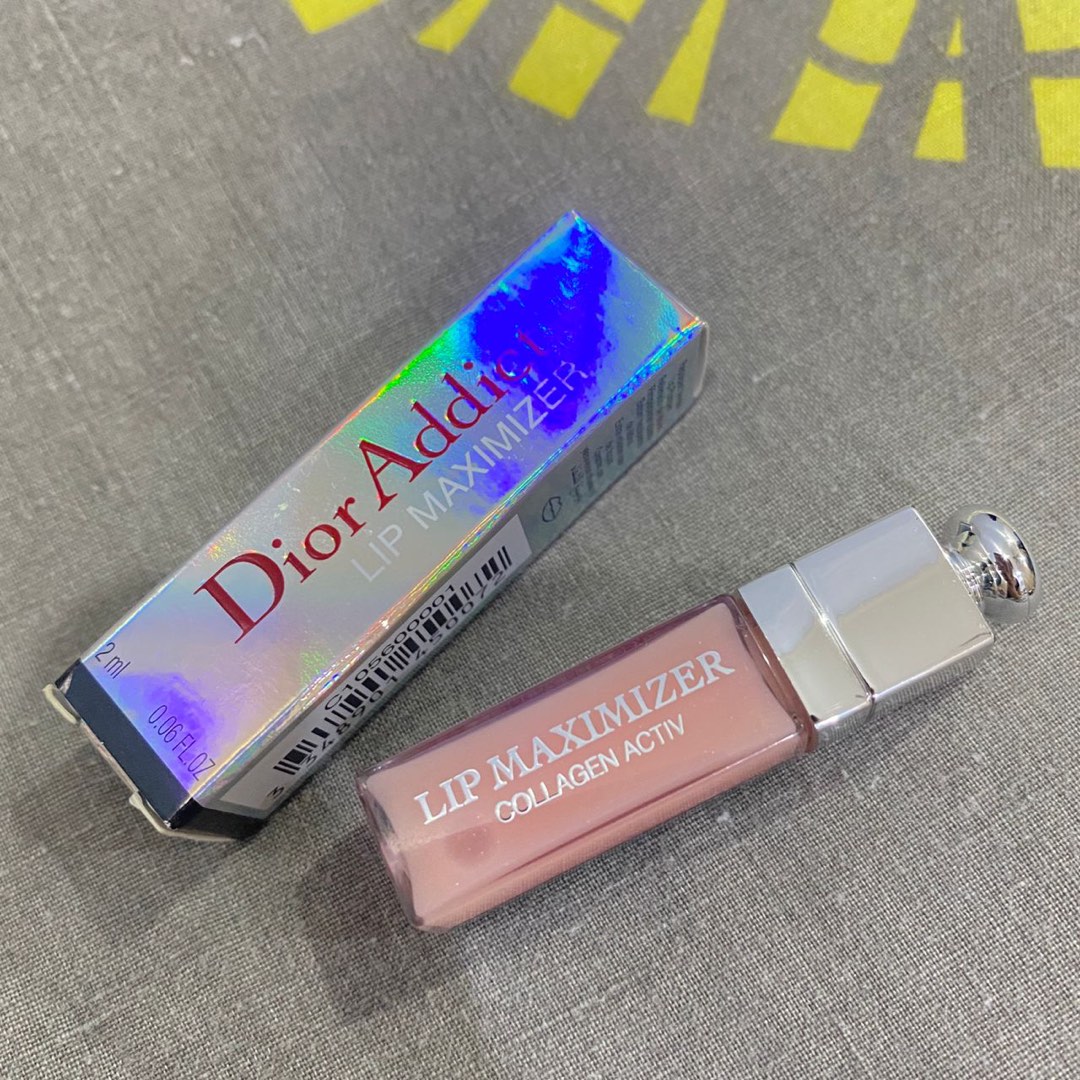 Dior 001 Pink Addict Lip Maximizer Collagen Activ Lip gloss, Beauty ...