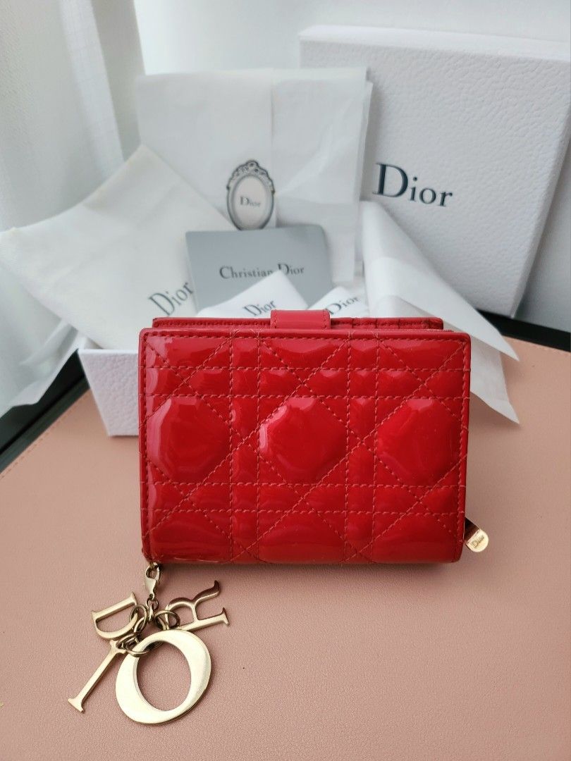 REDUCED Dior Mini Wallet Red