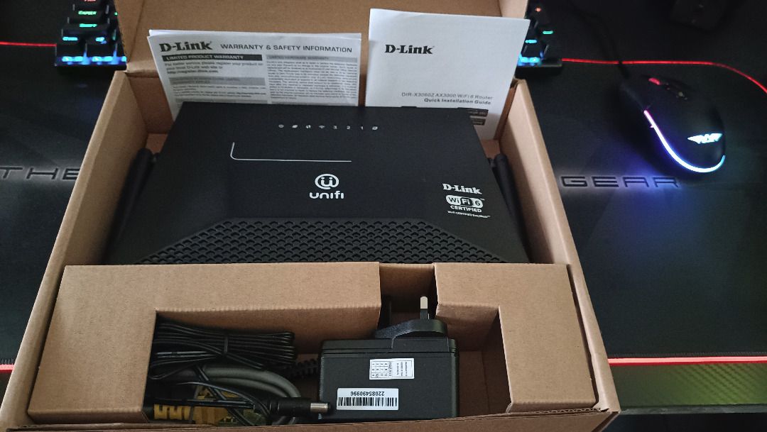 DLINK AX3000(DIR-X3060Z) Mesh Gigabit Wireless Router, Computers & Tech ...
