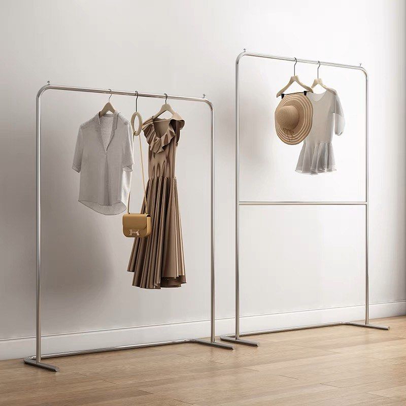 Double Level Clothing Rack Steel metal
