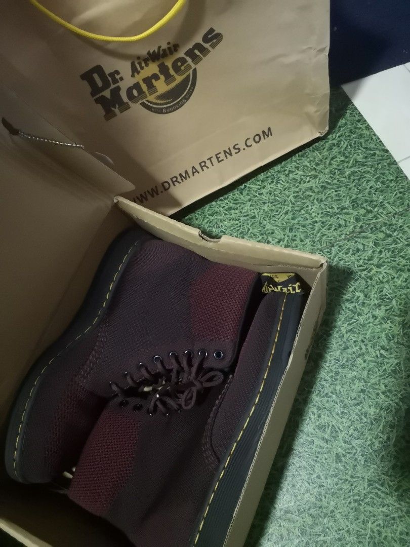 Dr martens store knit rigal oxblood