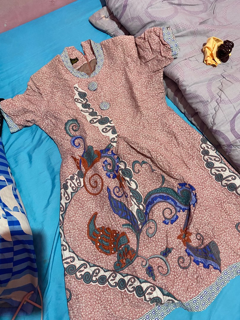 Arjuna Weda Sack Dress Batik Kawung Banji main image 0