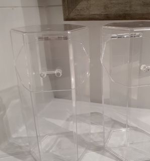 Dust free Makeup brush acrylic holders