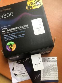 EDiMAX N300 wiFi多功能無線訊號延伸器