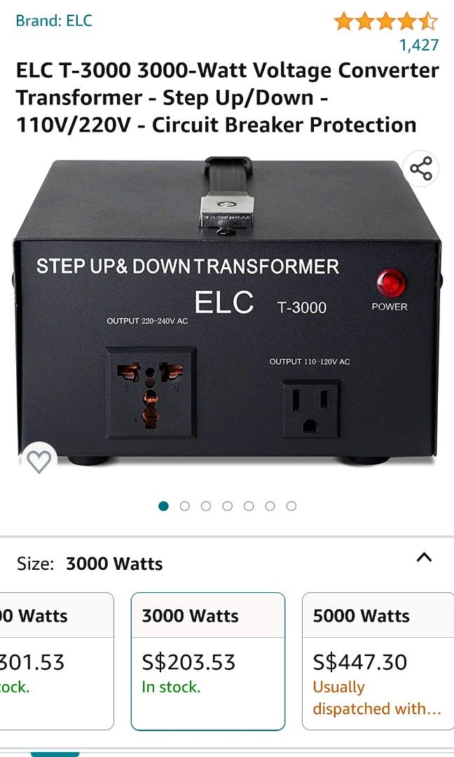 ELC T-3000, TV  Home Appliances, Electrical, Adaptors  Sockets on  Carousell