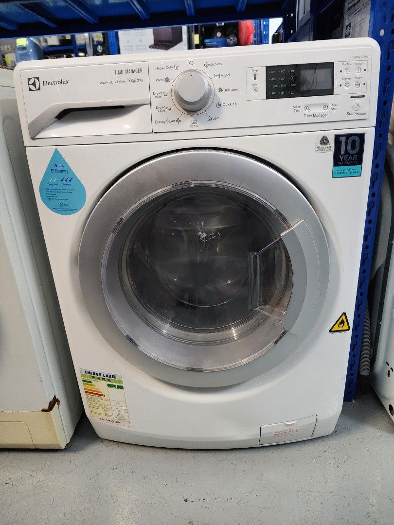Electrolux 7kg/5kg washer cum dryer EWW12742, TV & Home Appliances