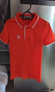 FBT red polo T dryFit