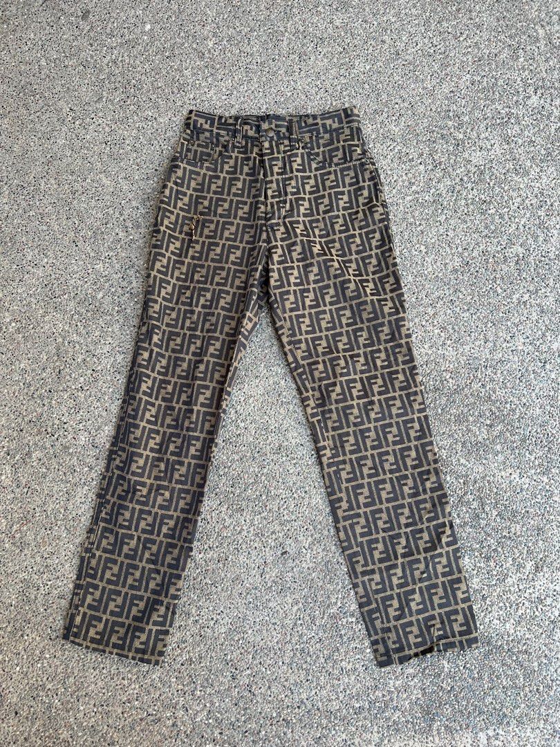 Fendi cheap monogram pants