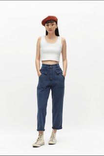 A FOR ARCADE DALTON POCKET JEANS IN MID WASH BNWT SIZE M