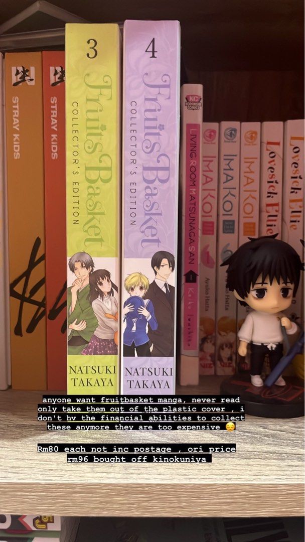FRUIT BASKET MANGA OFFICIAL VOLUME 3 AND 4, Hobbies & Toys, Books