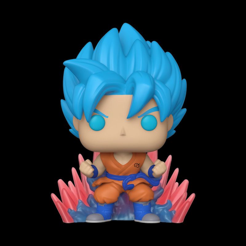 Funko Dragon Ball Super Pop Ssgss Goku Kaio Ken Times Twenty Glow Box Lunch Exclusive