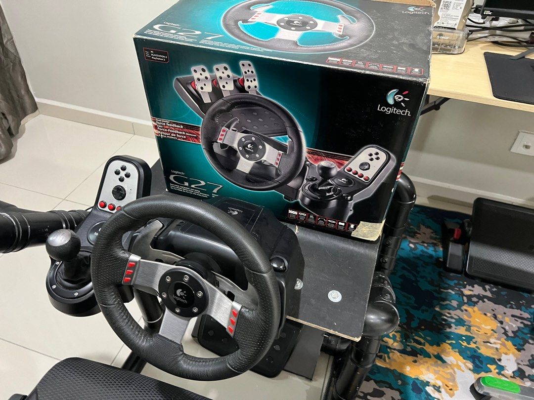 G27 Logitech Steering Wheel, Video Gaming, Gaming Accessories