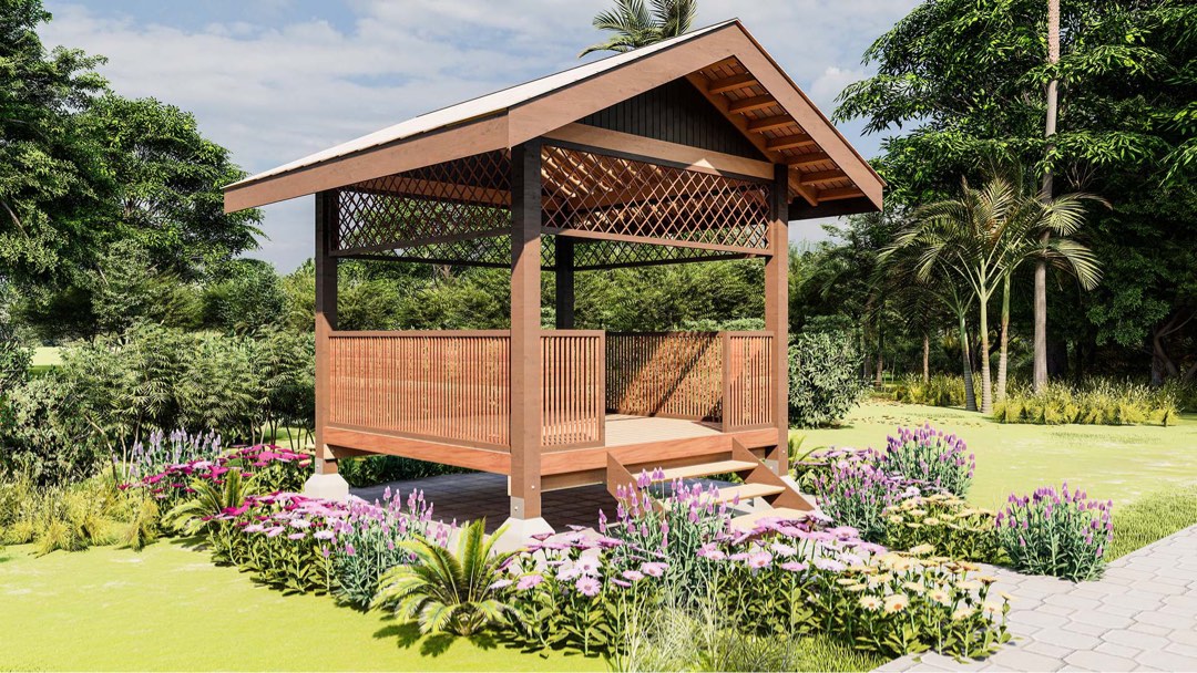 Gazebo Layout, Furniture & Home Living, Outdoor Furniture on Carousell