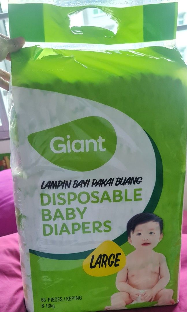 Giant diapers, Babies & Kids, Bathing & Changing, Diapers & Baby Wipes