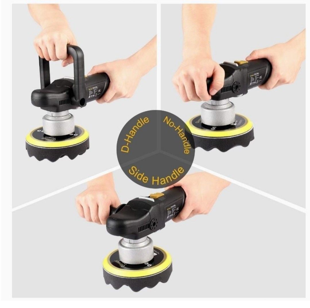 Ginour Polisher, 900W 6inch Variable Speed DualAction Random Orbit