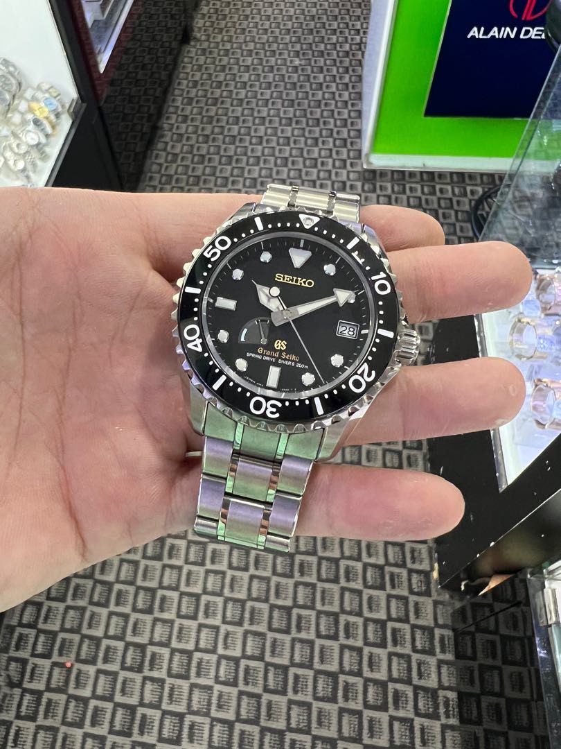 GRAND SEIKO SPRING DRIVE TITANIUM MADE IN JAPAN DIVERS 200M SBGA031G