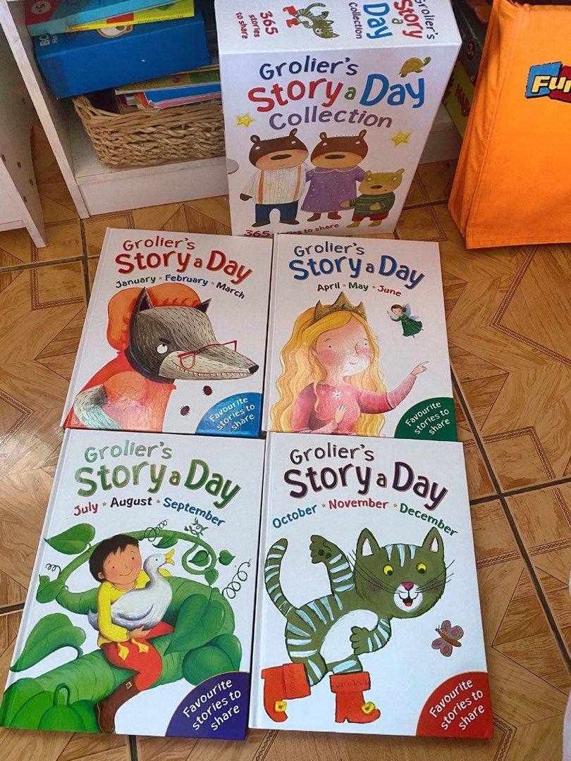 Grolier Story A day, Hobbies & Toys, Books & Magazines, Children's ...