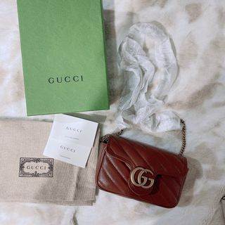 Gucci 焦糖色 側背包 全配