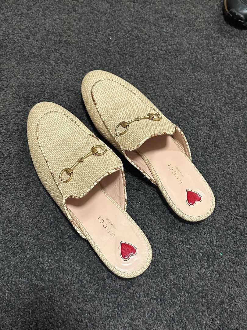 Gucci princetown raffia store