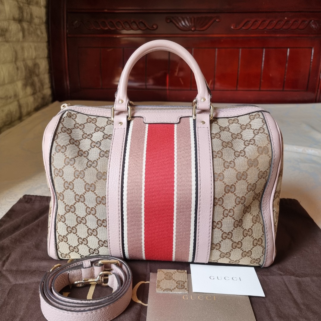 Gucci Boston speedy 30, Luxury, Bags & Wallets on Carousell