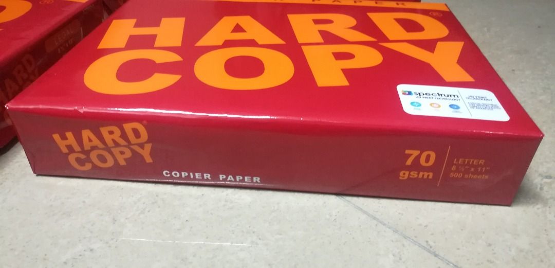 Hard Copy Bond Paper 70gsm 500 sheets (Short, Long), Hobbies & Toys
