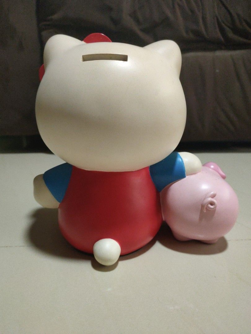 Hello Kitty piggy bank, Furniture & Home Living, Home Decor, Other Home