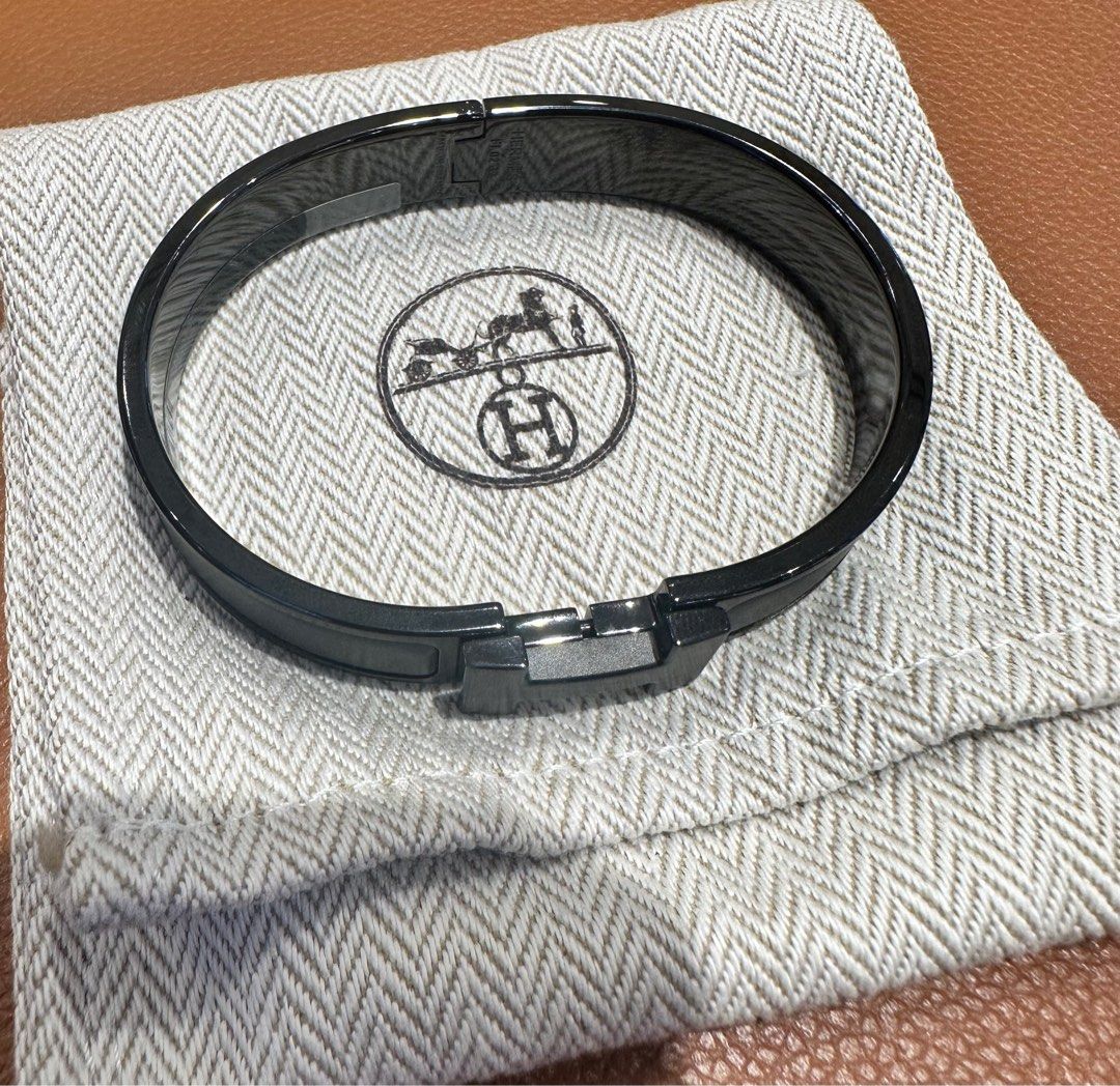 Hermès Clic HH So Black Bracelet T5 