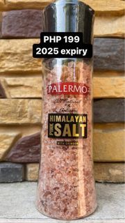Himalayan pink salt  with grinder 390grams december 2025 expiry