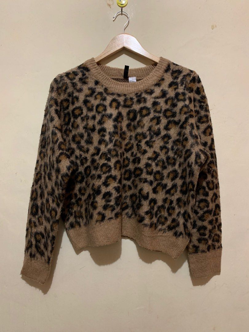 Leopard discount sweater h&m