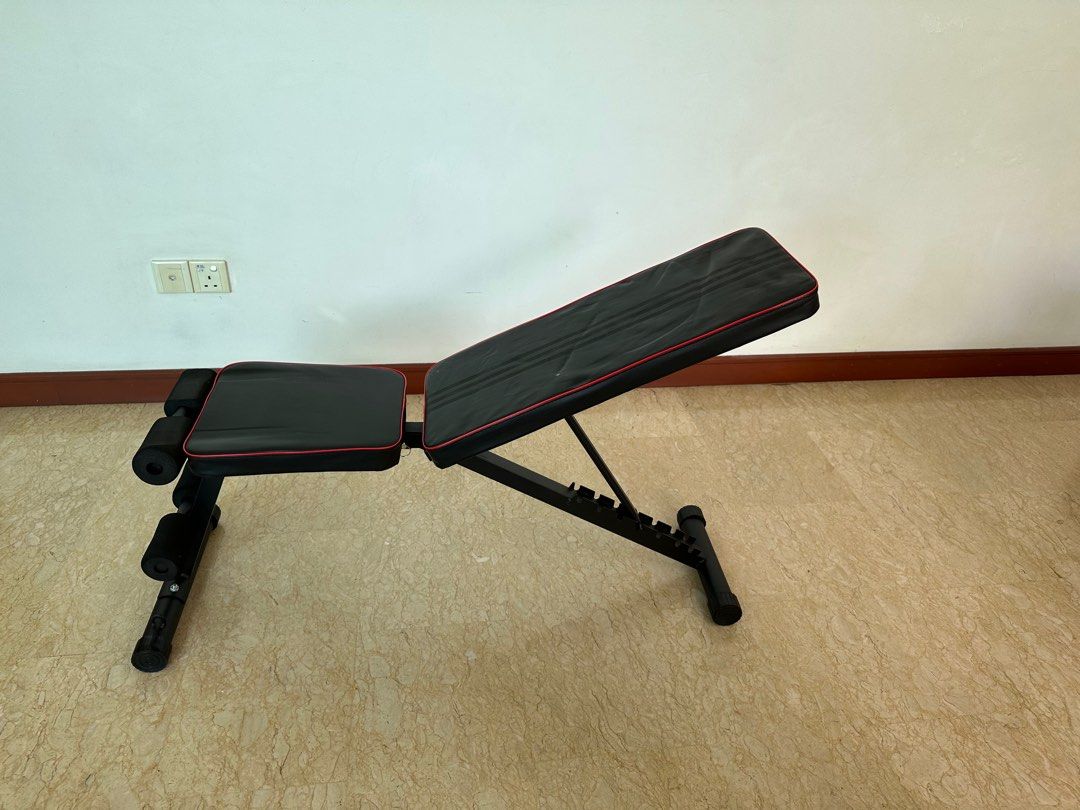 Home gym bench - foldable, Sports Equipment, Exercise & Fitness