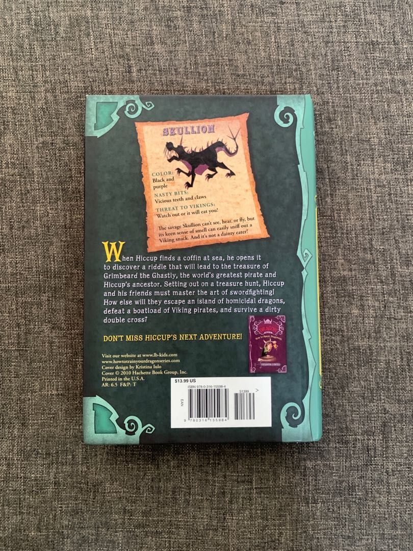 How To Train Your Dragon (Category: Children's Books) located in Bacoor. Submitted by shop.ltph (Listing ID 1221899478, Image 2). Description: Harbound Condition: 9/10.