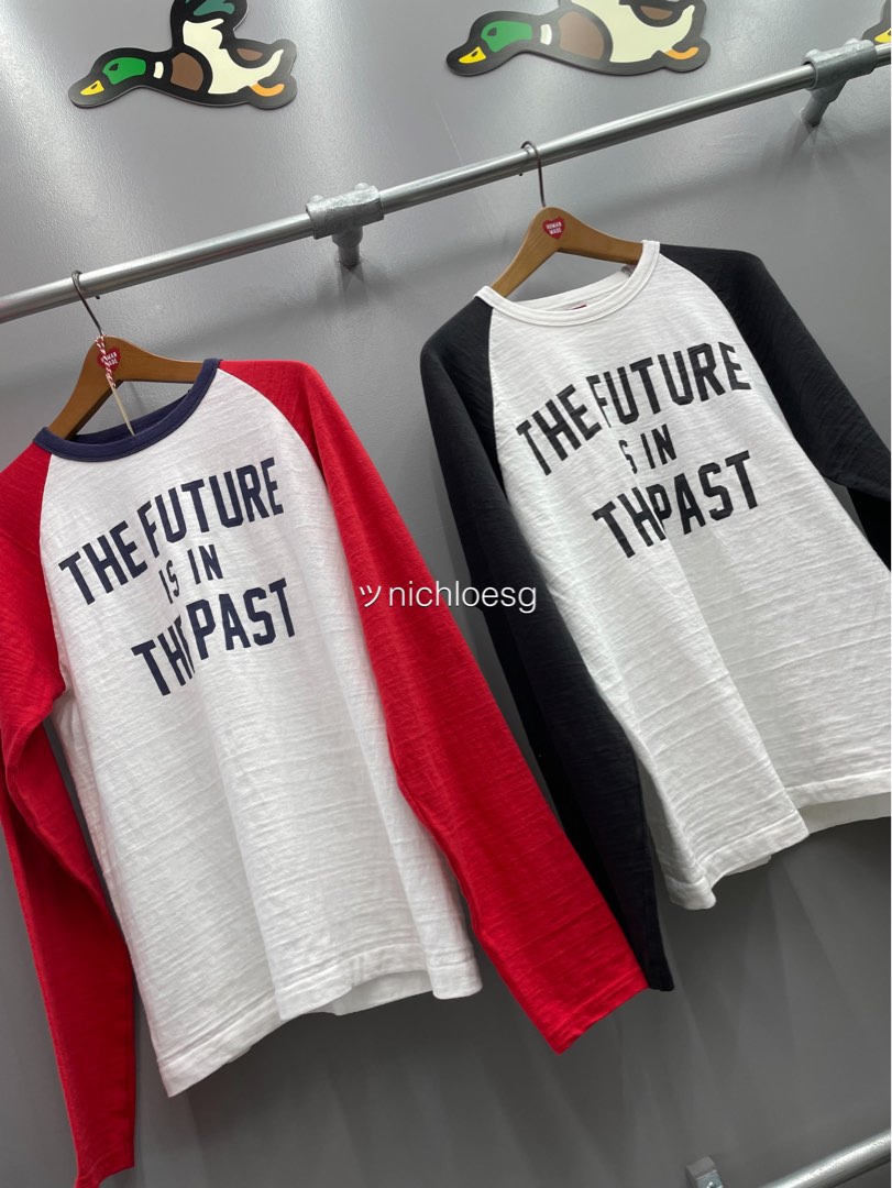 HUMAN MADE RAGLAN L/S TEE, Men's Fashion, Tops & Sets