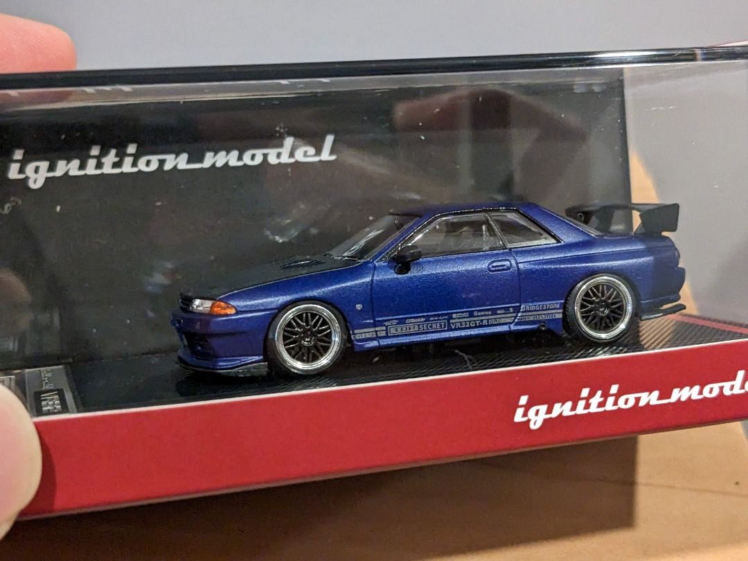 Ignition Model Nissan Skyline R32 GTR 1/64 Top Secret GTR (VR32) Matte Purple Metallic IG2396