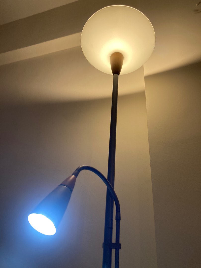Ikea dimmable standing light, Furniture & Home Living, Lighting & Fans