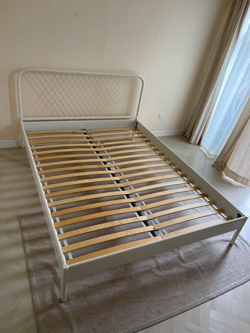 Ikea NESTTUN queen bed frame, Furniture & Home Living, Furniture, Bed
