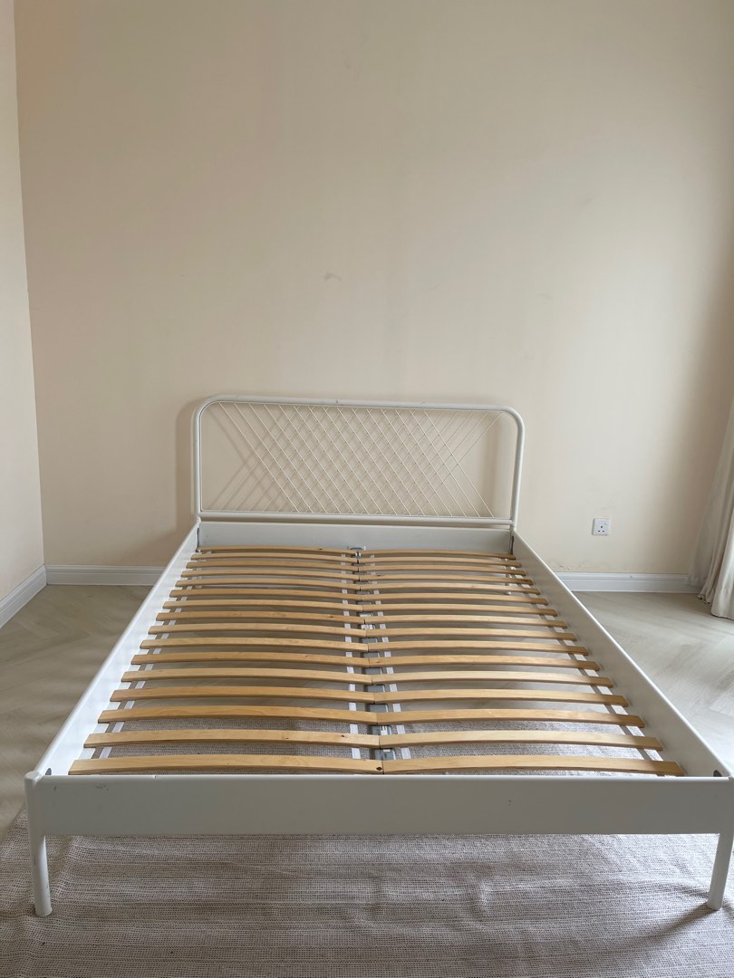 Ikea NESTTUN queen bed frame, Furniture & Home Living, Furniture, Bed