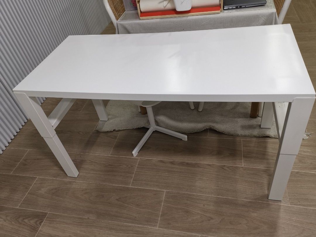 IKEA PAHL Desk Adjustable height, Furniture & Home Living, Furniture