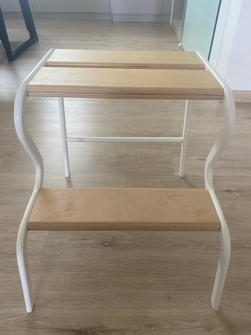 ikea step stool/table, Furniture & Home Living, Furniture, Shelves
