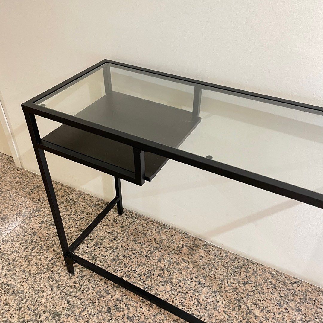 ikea vittsjo laptop study table, Furniture & Home Living, Furniture