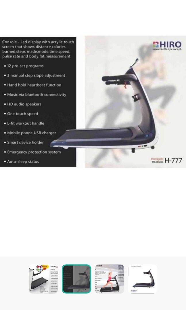 Hiro treadmill price on sale