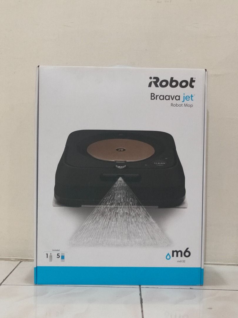 iRobot Braava Jet M6 Robot Mop (With Extended Warranty), Furniture