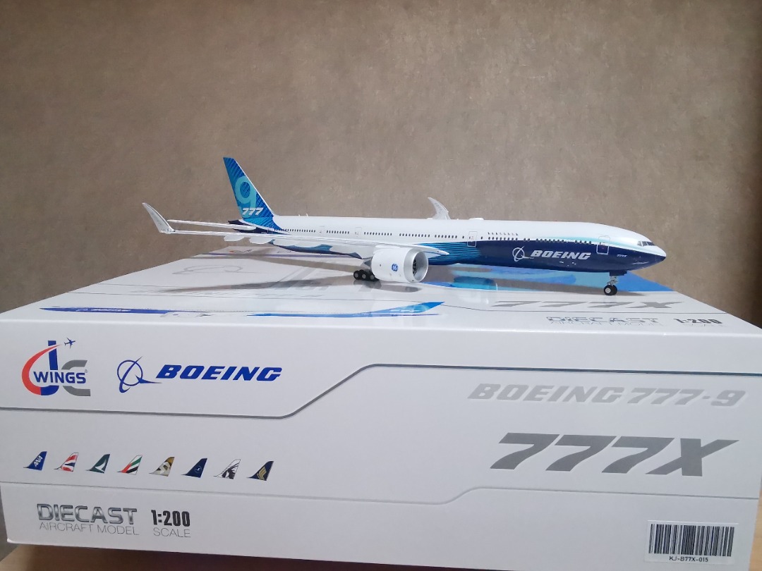 JC Wings 1:200 Boeing Company 波音原廠花B777-9X (N779XW) 限定版