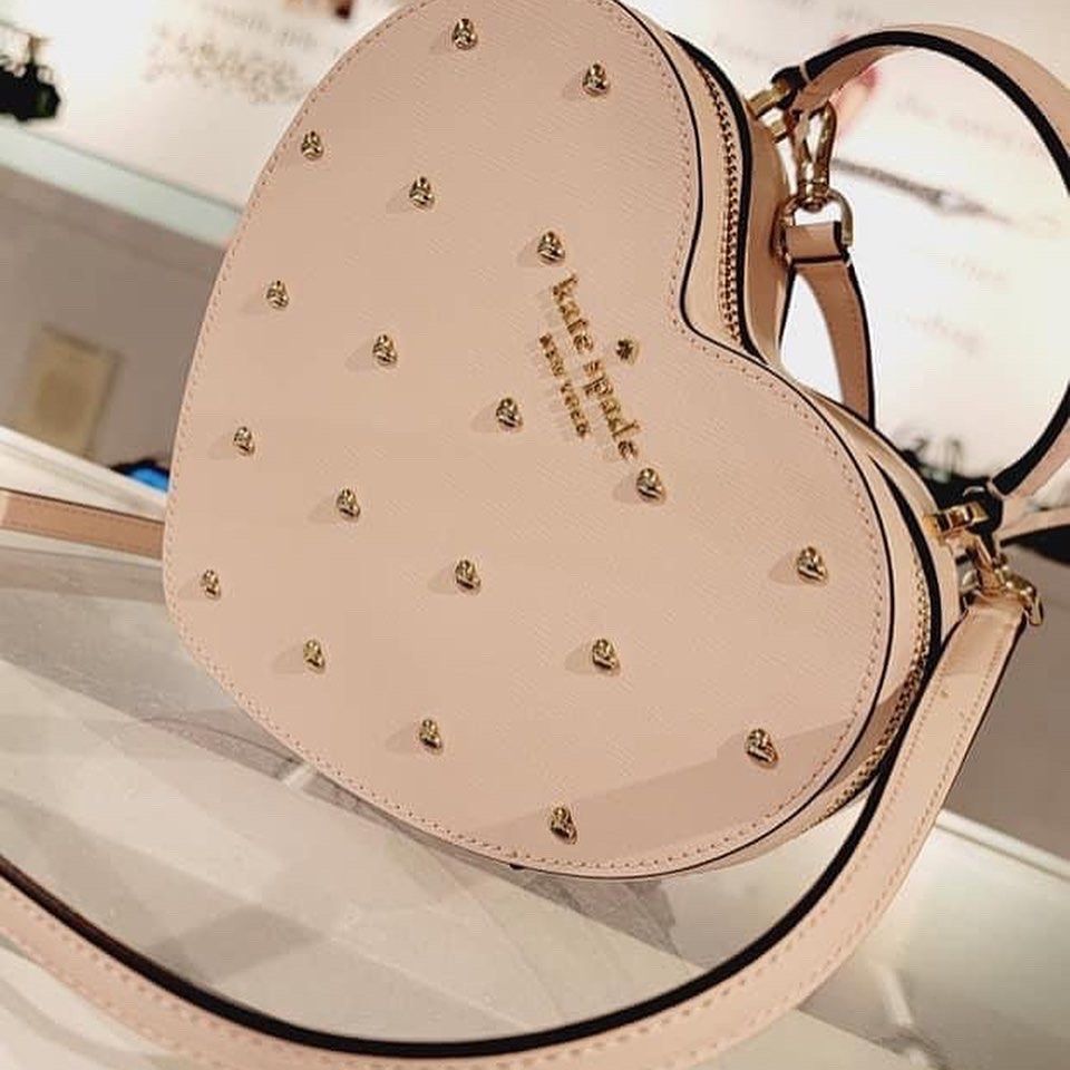 Kate Spade Love Shack Heart Studded Crossbody