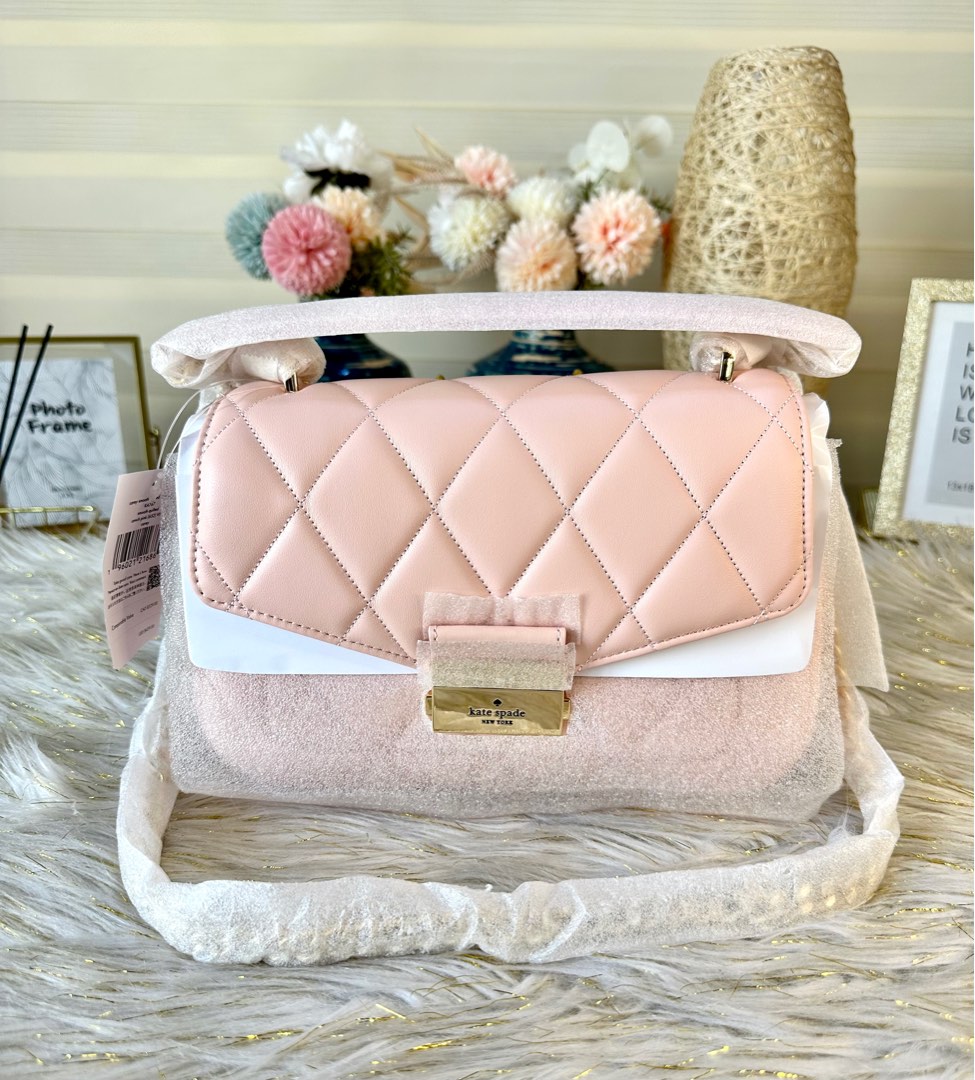 Kate spade sales pink quilted bag