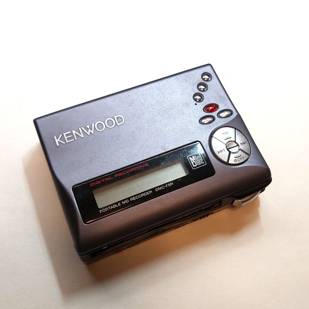 KENWOOD ポータブルMDレコーダー DMC-F5R - オーディオ機器